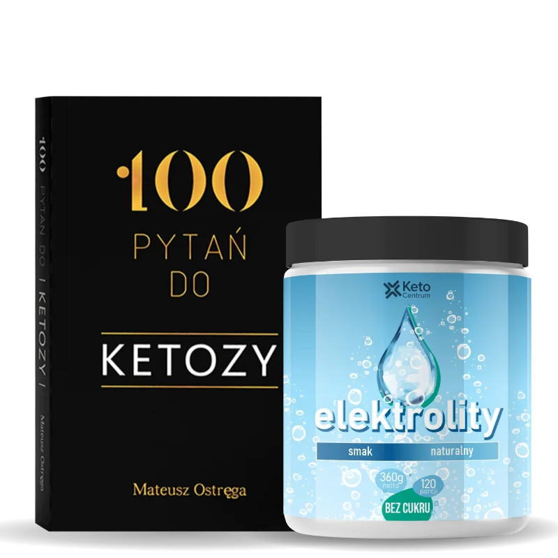 książka 100 pytań do ketozy i elektrolity bez cukru smak neutralny